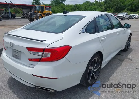 2022 Honda Accord Sport из США, поврежденный, VIN 1HGCV1F3XNA084806